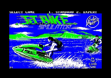 Jet Bike Simulator (UK) (1988) screen shot title